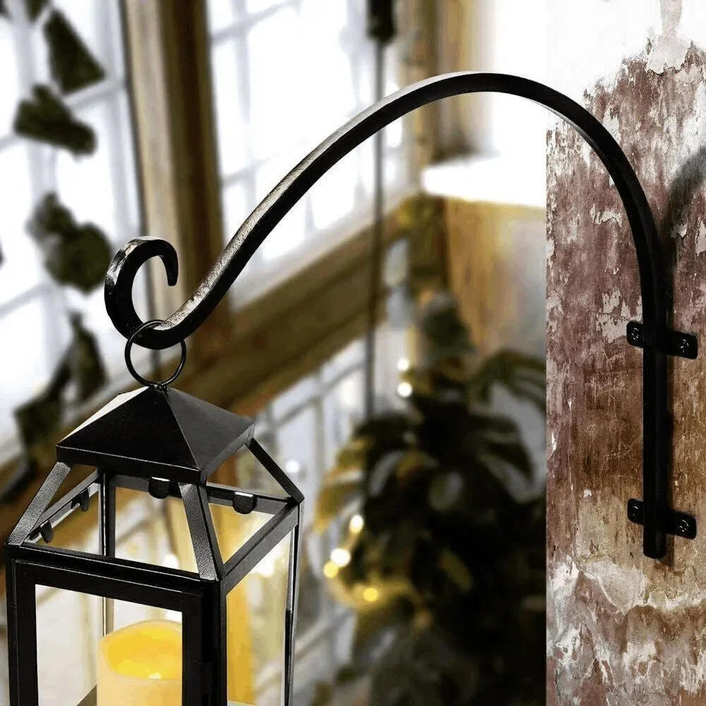 2 Pieces Heavy Duty Plant Hanger Hook for Hanging Flower Baskets